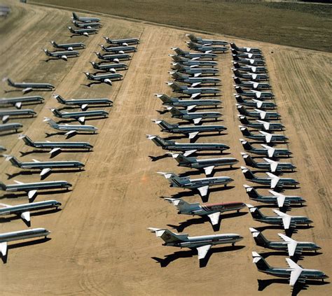 airplane boneyards.